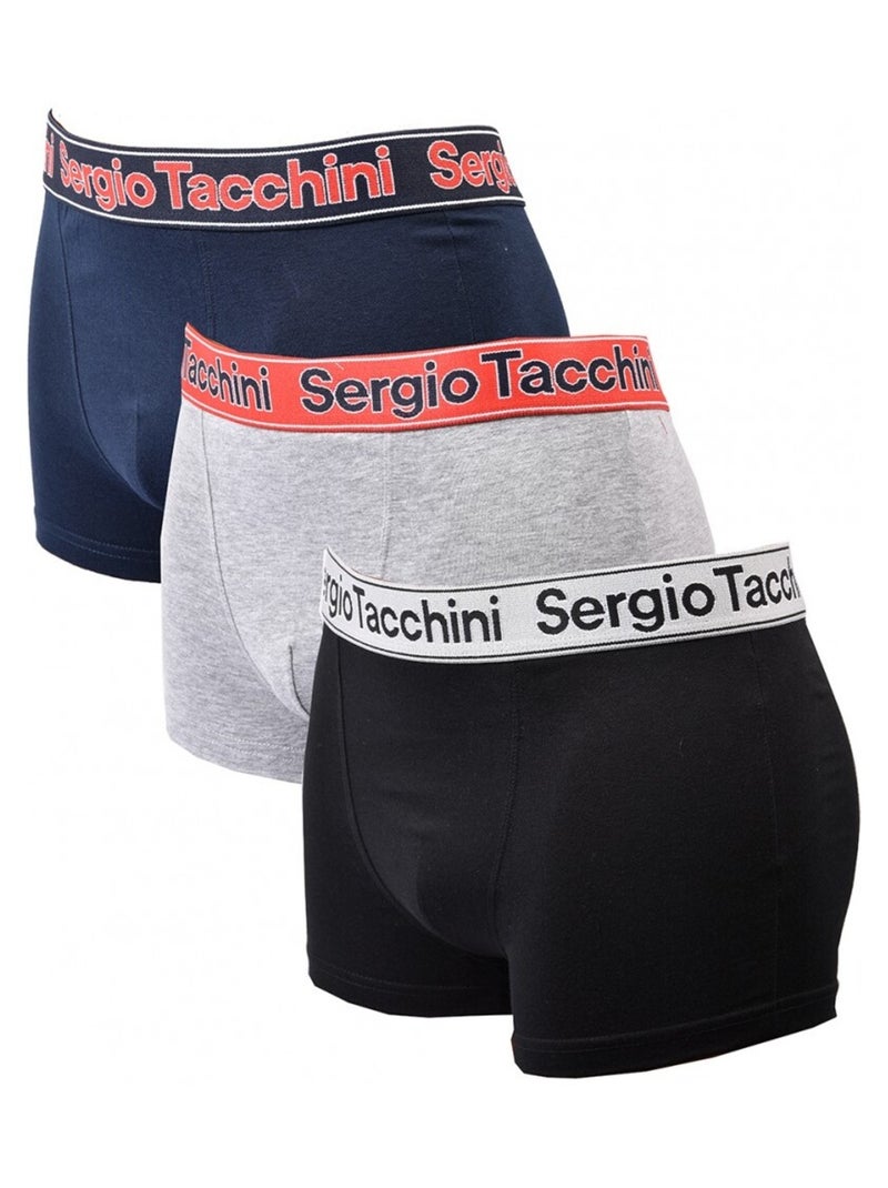 Boxer SERGIO TACCHINI X3 - Pack de 3 Multicolore - Kiabi