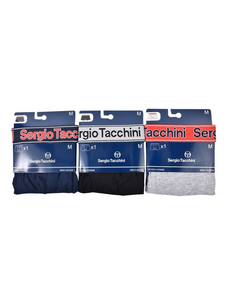 Boxer SERGIO TACCHINI X3 - Pack de 3 Multicolore - Kiabi