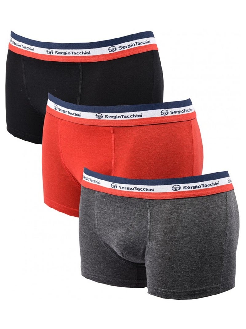 Boxer SERGIO TACCHINI X3 - Pack de 3 Multicolore - Kiabi