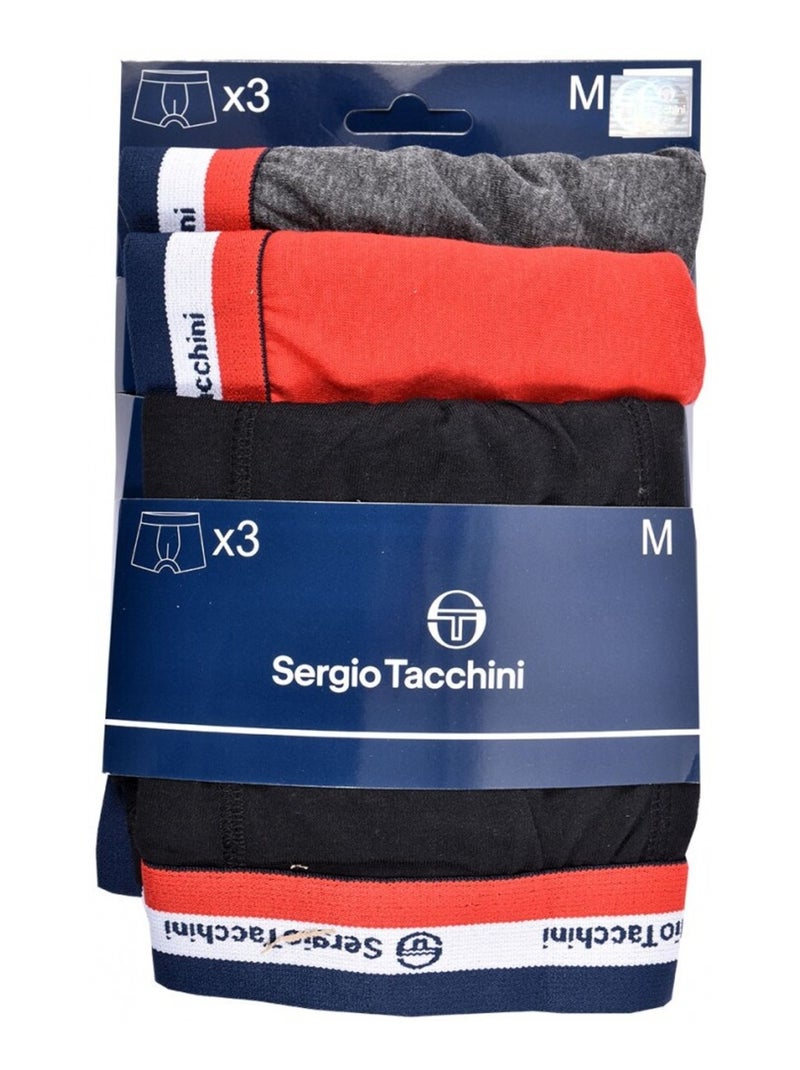Boxer SERGIO TACCHINI X3 - Pack de 3 Multicolore - Kiabi