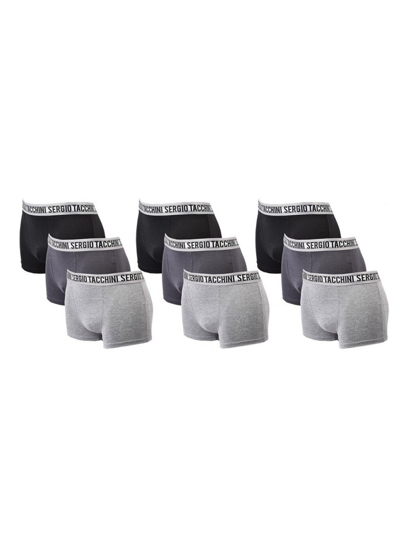 Boxer SERGIO TACCHINI X9 - Pack de 9 Multicolore - Kiabi