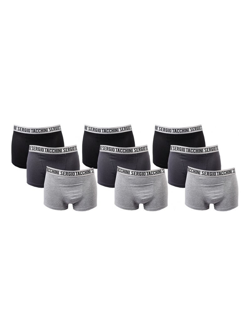 Boxer SERGIO TACCHINI X9 - Pack de 9 Multicolore - Kiabi
