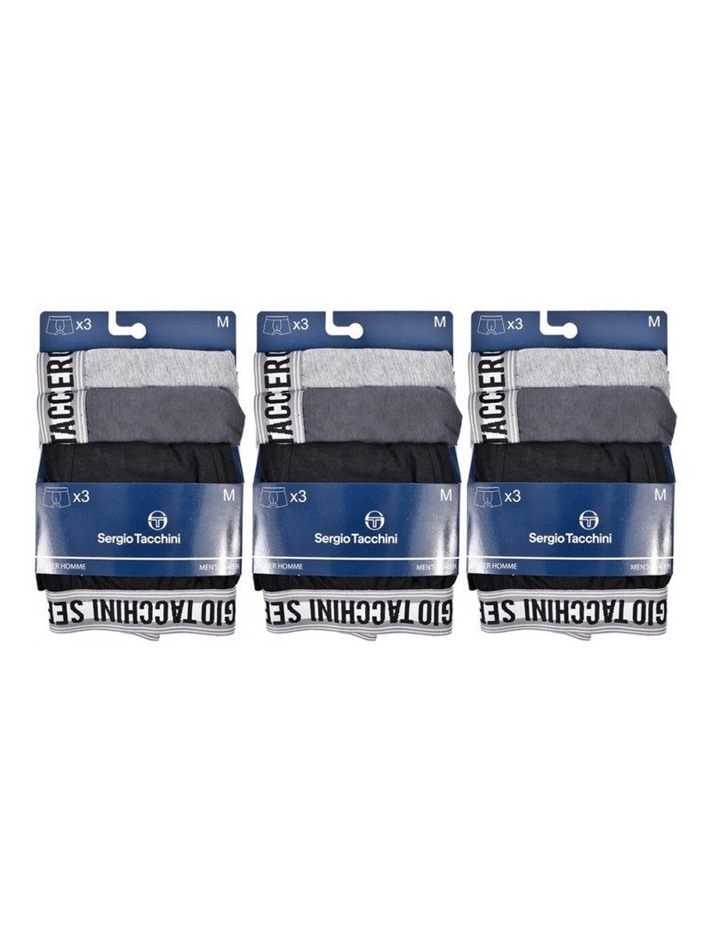 Boxer SERGIO TACCHINI X9 - Pack de 9 Multicolore - Kiabi