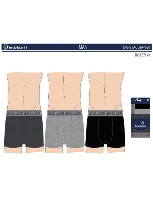 Boxer SERGIO TACCHINI X9 - Pack de 9 - Kiabi