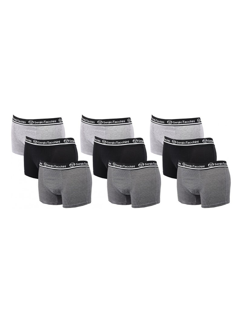 Boxer SERGIO TACCHINI X9 - Pack de 9 Multicolore - Kiabi