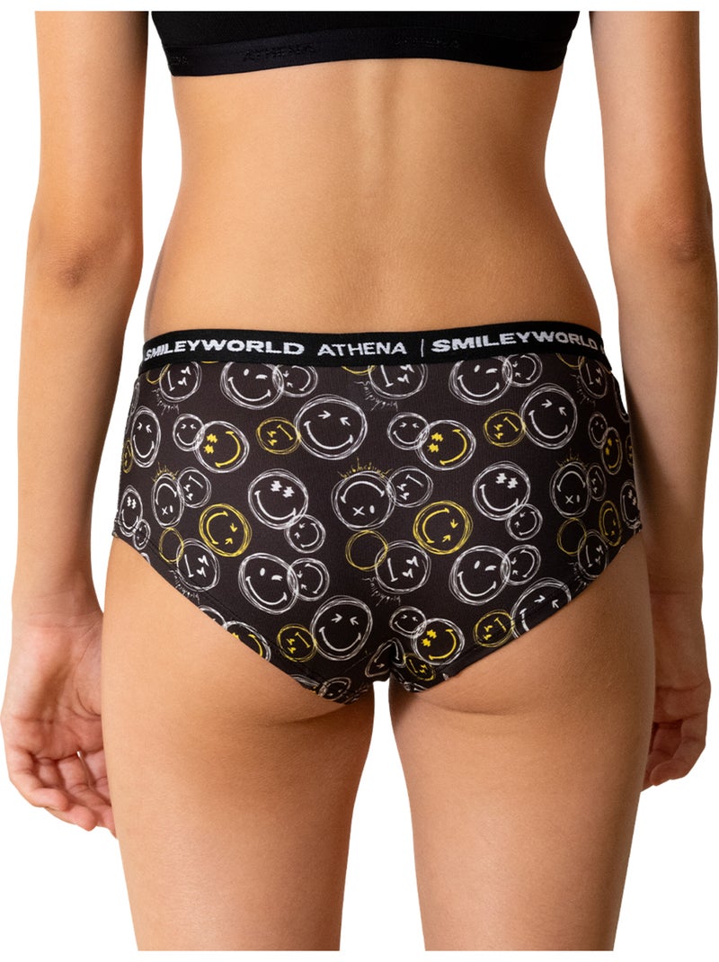 Boxer SMILEYWORLD® | ATHENA Fille Noir - Kiabi