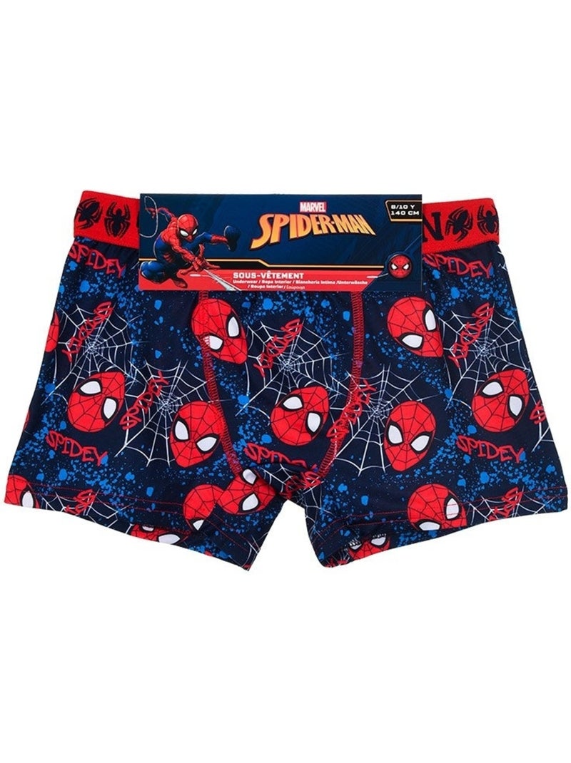 Boxer Spiderman| Licence Officielle Bleu - Kiabi