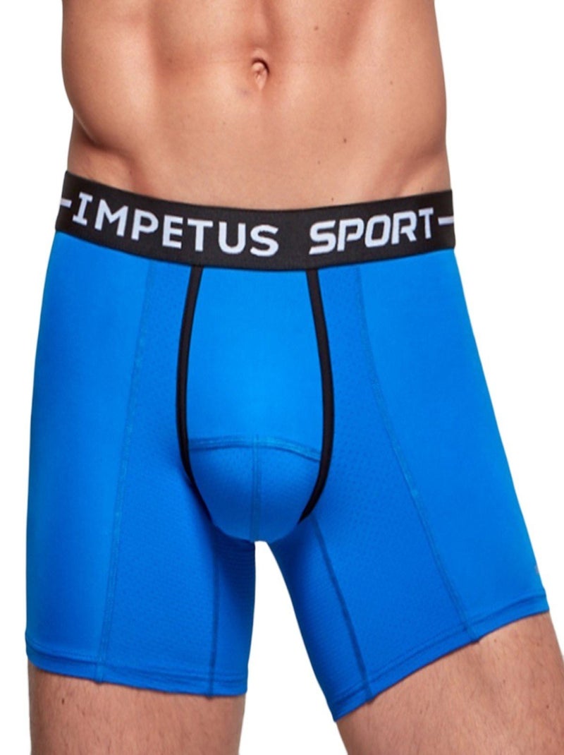 Boxer sport anti-transpiration Ergonomic Bleu - Kiabi