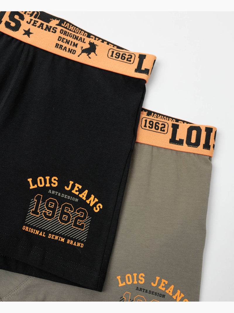 Boxer Star pour homme LOIS (boîte de 2 unités) Multicolore - Kiabi