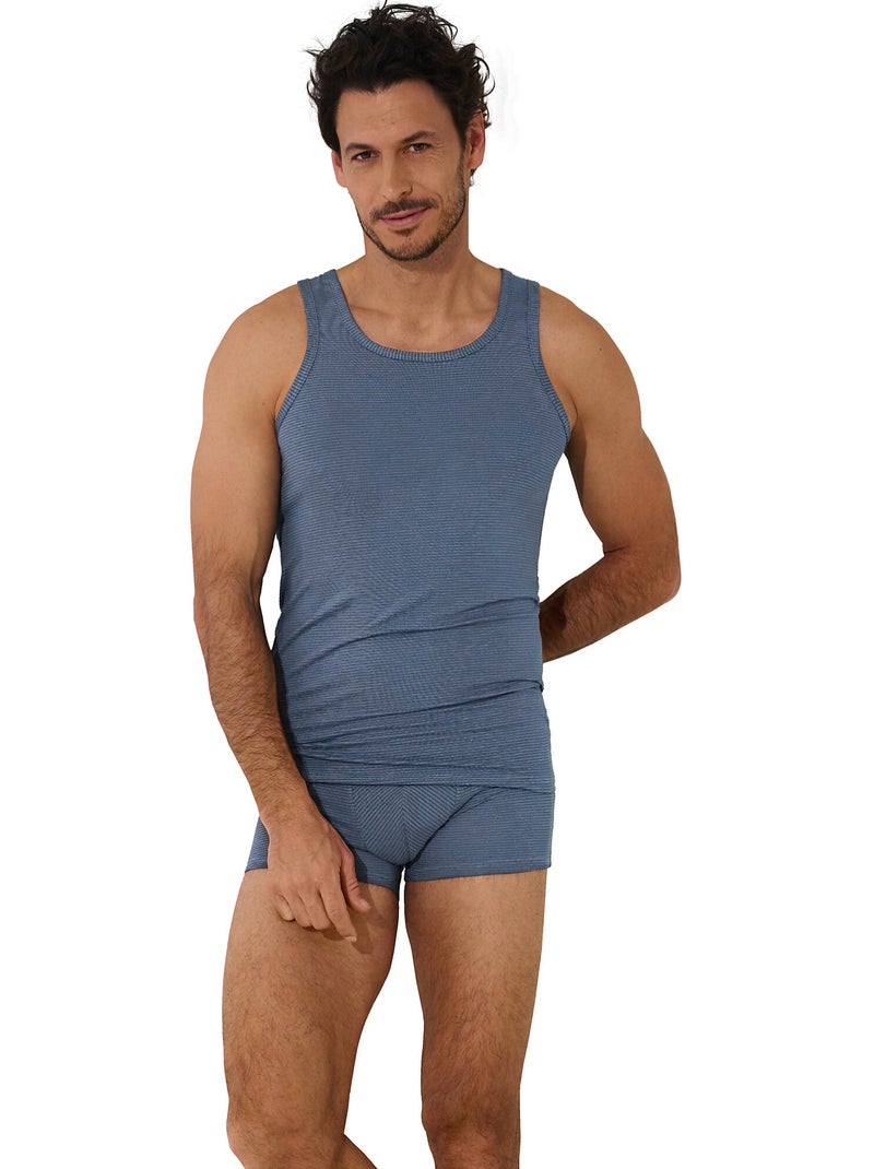 Boxer Zeus Bleu - Kiabi