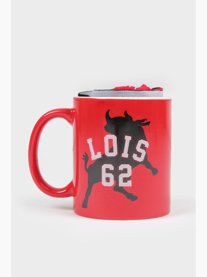 Boxer/Mug LOIS pour homme Rouge - Kiabi