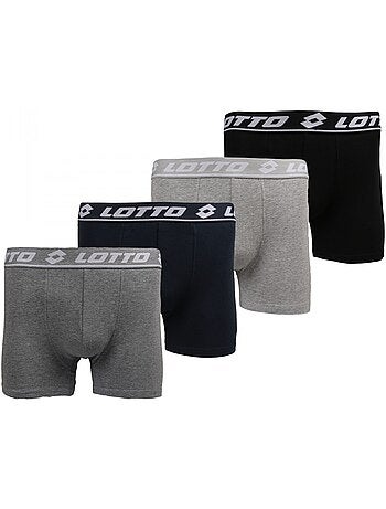 Boxers - Caleçons Lotto homme lot de 4
