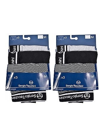 Boxers - Caleçons Sergio Tacchini homme lot de 6