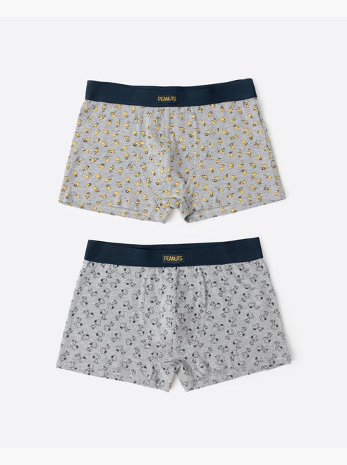 Boxers classiques Peanuts pour homme (lot de 2) - Kiabi Boxers classiques Peanuts pour homme (lot de 2) - Kiabi