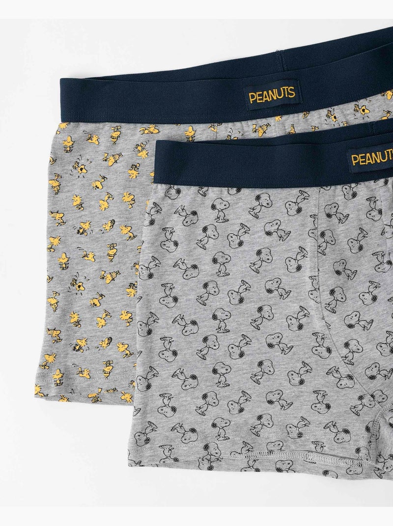 Boxers classiques Peanuts pour homme (lot de 2) Multicolore - Kiabi