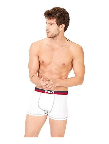 Boxers Coton homme Fila 5020 Blanc Fila