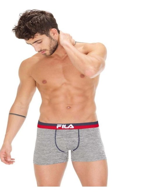Boxers Coton homme Fila 5020 Gris Fila - Kiabi
