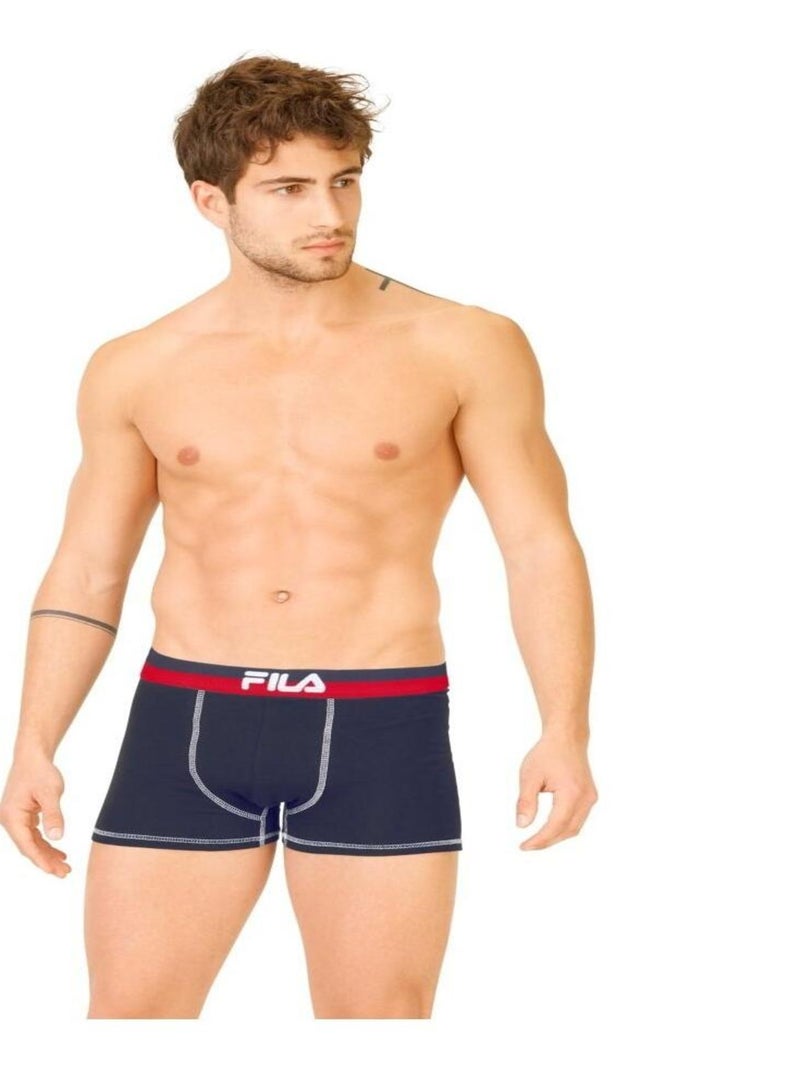 Boxers Coton homme Fila 5020 Navy Fila Bleu - Kiabi