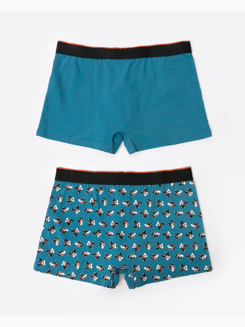 Boxers Disney Mickey perdu pour homme (lot de 2) Multicolore - Kiabi