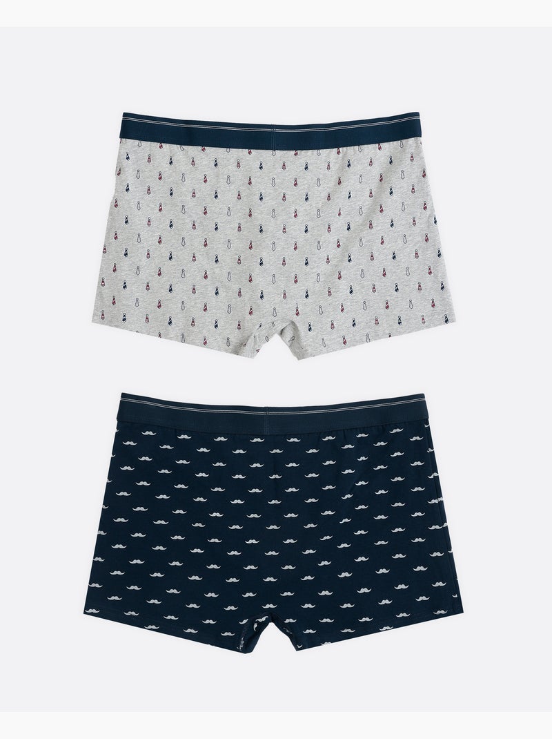 Boxers élégants pour homme DIVER (boîte de 2) Multicolore - Kiabi