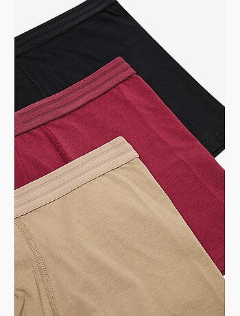 Boxers homme basiques 3 pièces penti