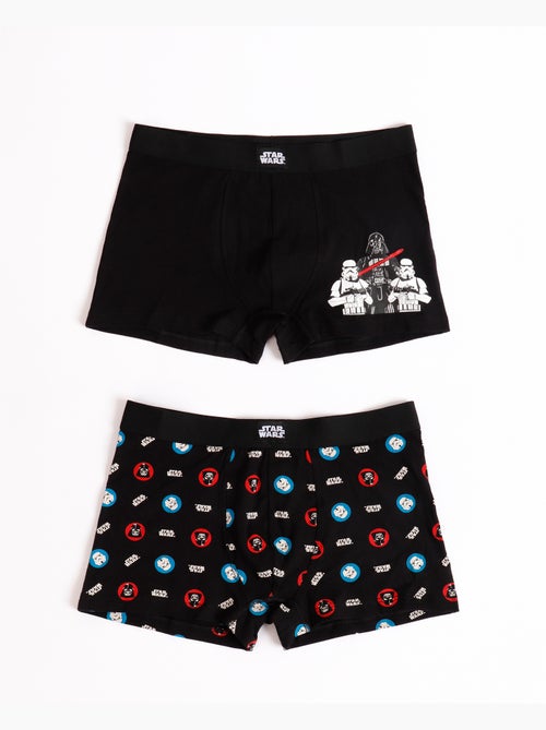 Boxers homme bleu et rouge STAR WARS (lot de 2) - Kiabi Boxers homme bleu et rouge STAR WARS (lot de 2) - Kiabi