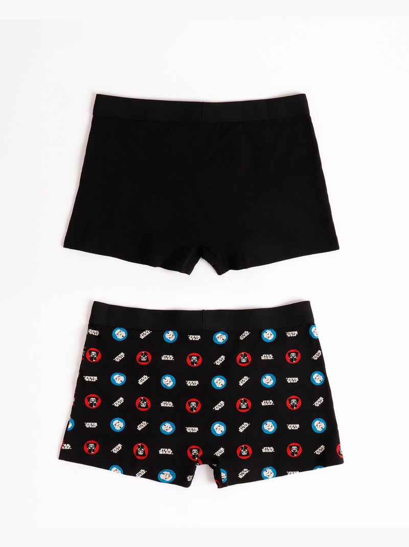 Boxers homme bleu et rouge STAR WARS (lot de 2) Multicolore - Kiabi