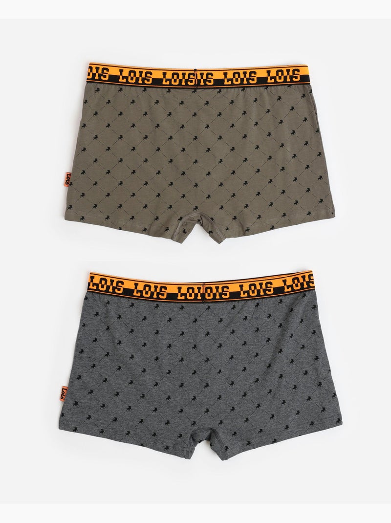 Boxers LOIS Lux pour homme (boîte de 2) Multicolore - Kiabi