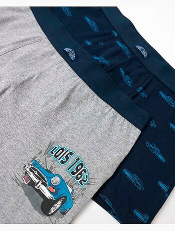 Boxers LOIS pour homme à motif de voitures vintage (boîte de 2)