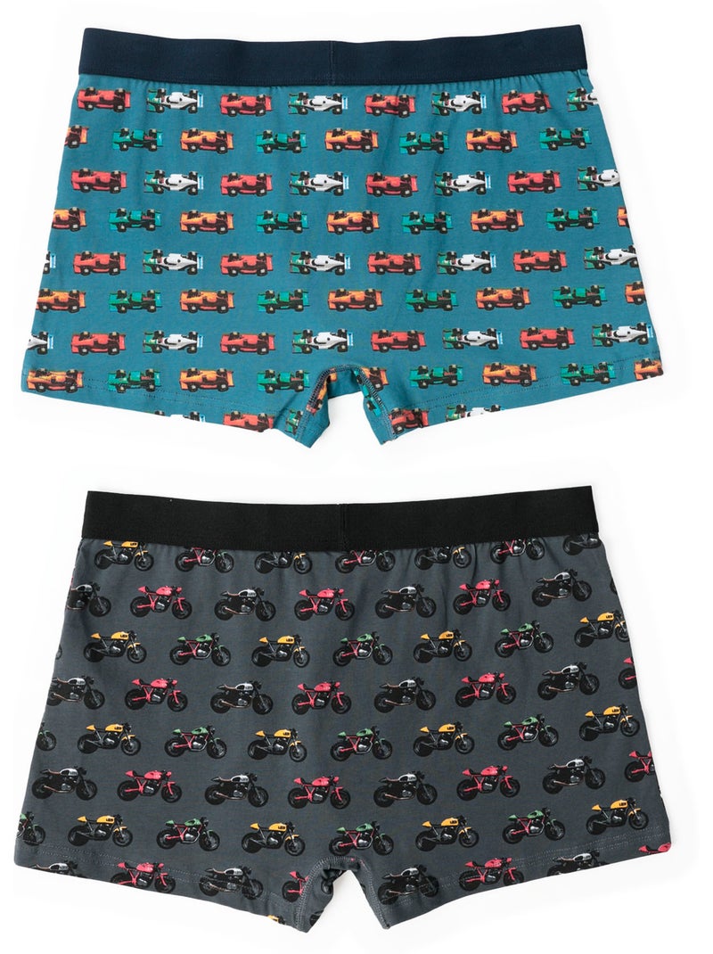 Boxers LOIS Scrambler pour homme (lot de 2) Multicolore - Kiabi