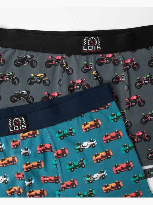 Boxers LOIS Scrambler pour homme (lot de 2) - Kiabi Boxers LOIS Scrambler pour homme (lot de 2) - Kiabi