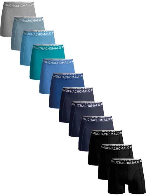 Boxers lot de 12 en coton premium Muchachomalo confort respirant et coupe parfaite - Kiabi