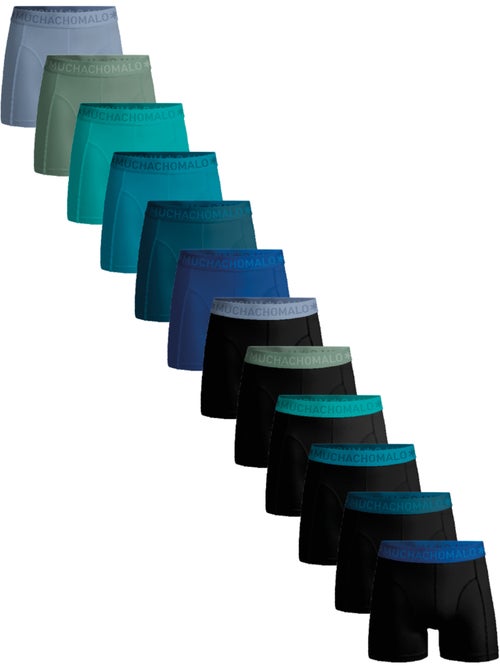 Boxers lot de 12 en coton premium Muchachomalo confort respirant et coupe parfaite - Kiabi