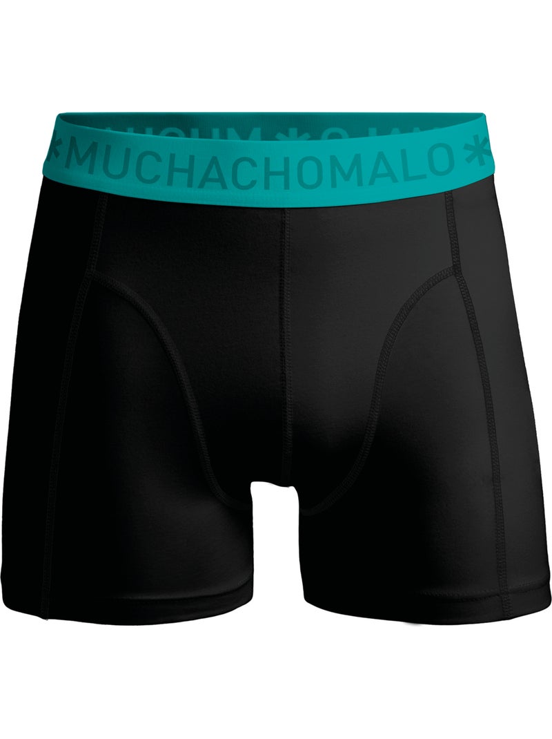 Boxers lot de 12 en coton premium Muchachomalo confort respirant et coupe parfaite Noir Bleu Gris - Kiabi