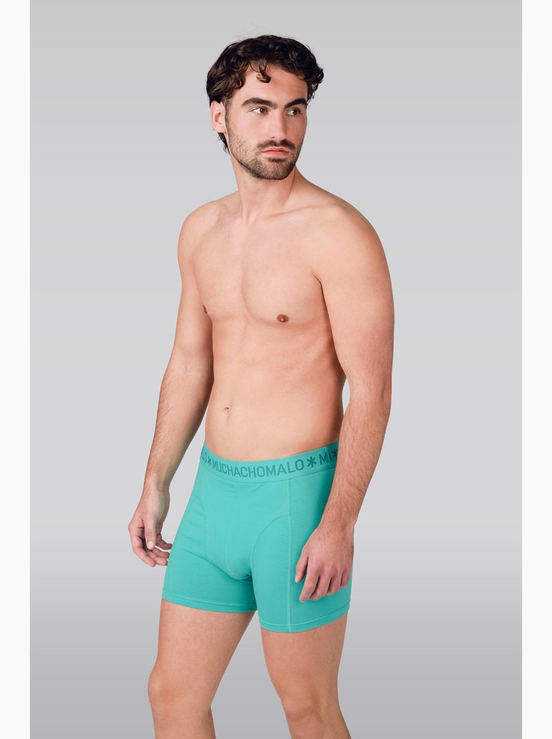 Boxers lot de 12 en coton premium Muchachomalo confort respirant et coupe parfaite Noir Bleu Gris - Kiabi