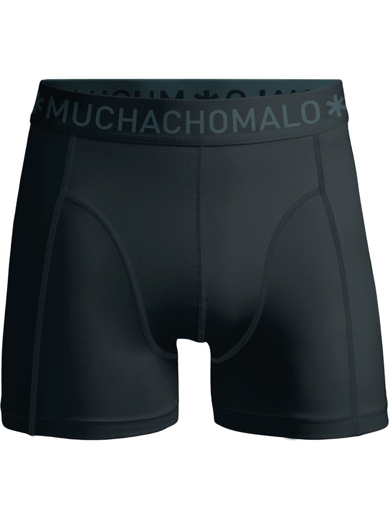 Boxers lot de 12 en coton premium Muchachomalo confort respirant et coupe parfaite Noir Vert Bleu - Kiabi