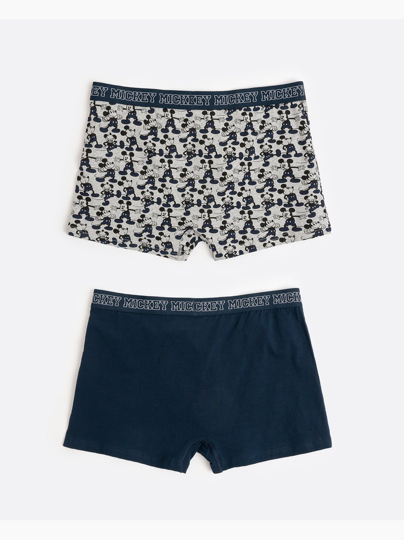 Boxers Mickey Jeans pour homme Disney (lot de 2) Multicolore - Kiabi