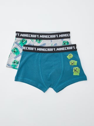 Boxers 'Minecraft - lot de 2