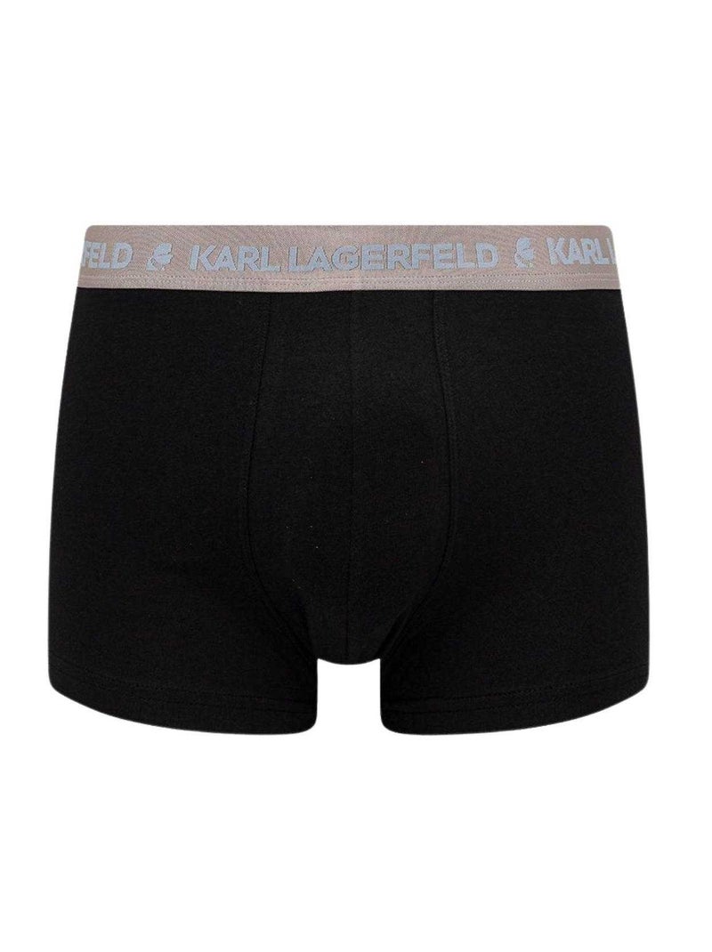 Boxers motif/style métallisé - karl lagerfeld Noir - Kiabi