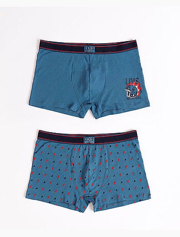 Boxers moto homme LOIS (lot de 2)