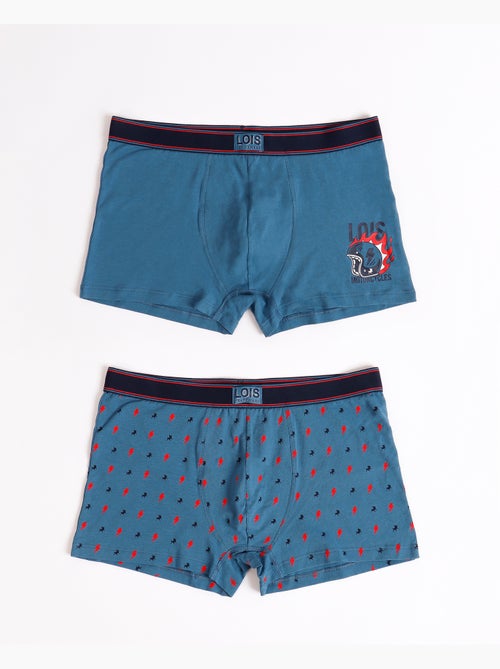 Boxers moto homme LOIS (lot de 2) - Kiabi