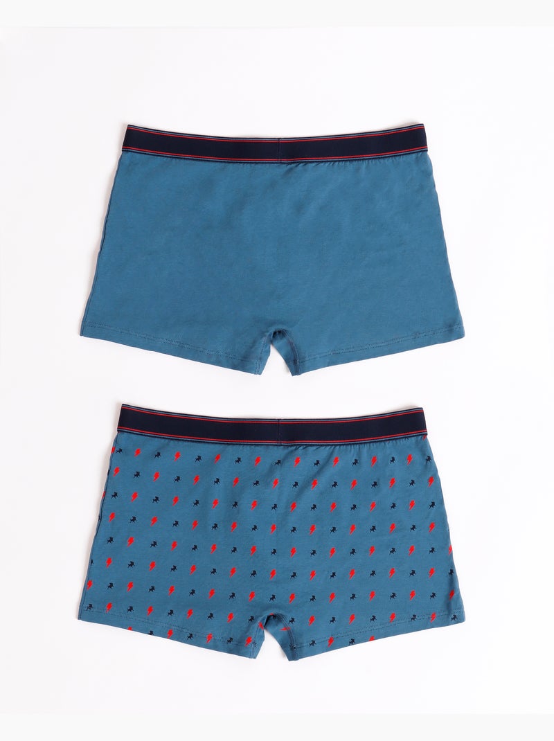Boxers moto homme LOIS (lot de 2) Multicolore - Kiabi