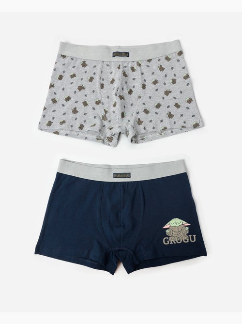 Boxers pour homme Grogu STAR WARS MANDALORIAN (lot de 2) - Kiabi Boxers pour homme Grogu STAR WARS MANDALORIAN (lot de 2) - Kiabi