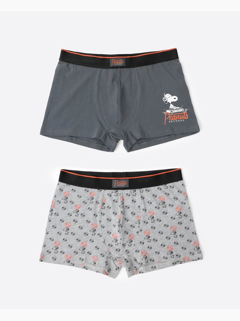 Boxers pour homme PEANUTS Peanuts Records (lot de 2) Multicolore - Kiabi
