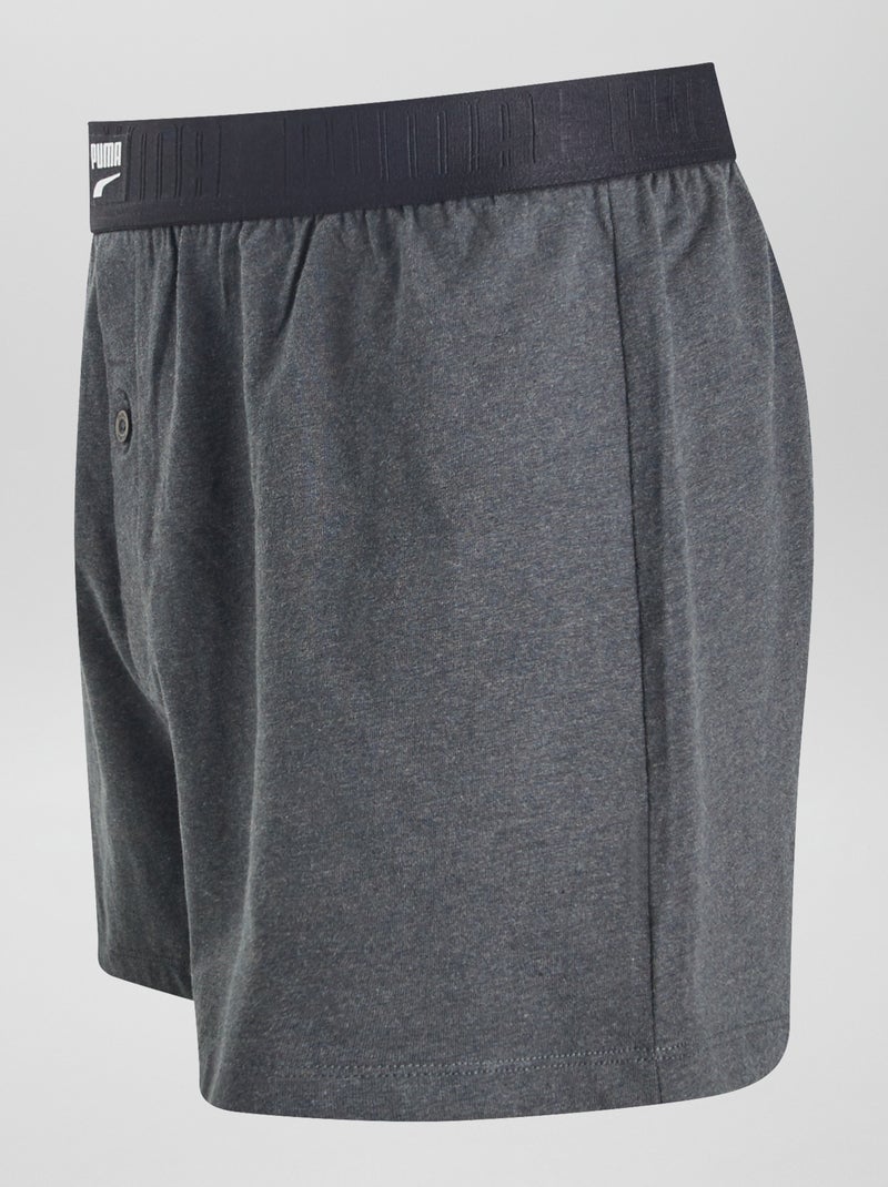 Short De Course à Pied En Coton Pour Homme, Lot De 2 (gris