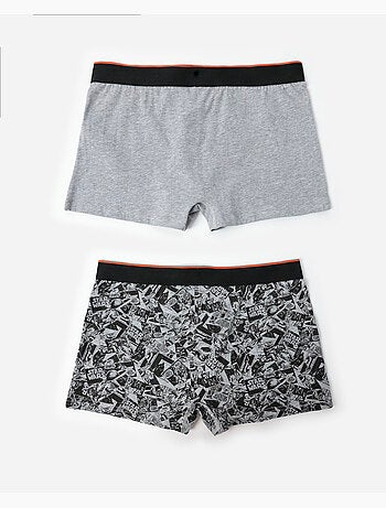 Boxers Star Wars pour homme, motif BD noir et blanc (lot de 2)