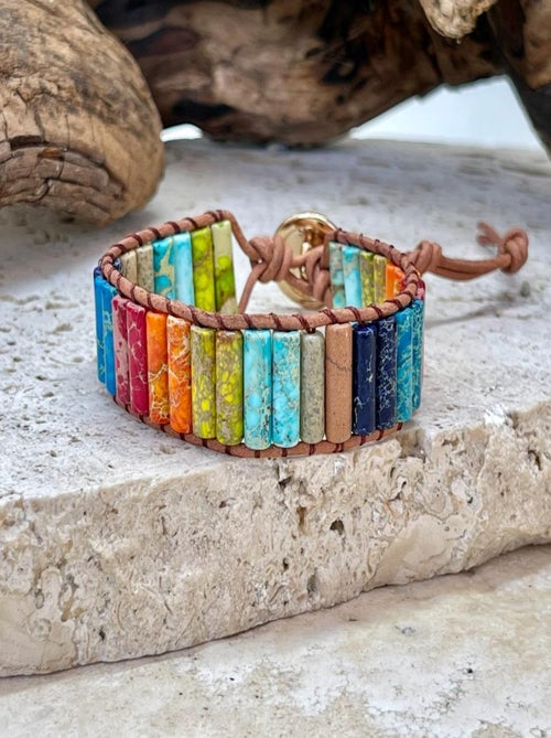 Bracelet 7 chakras énergie et endurance - Kiabi