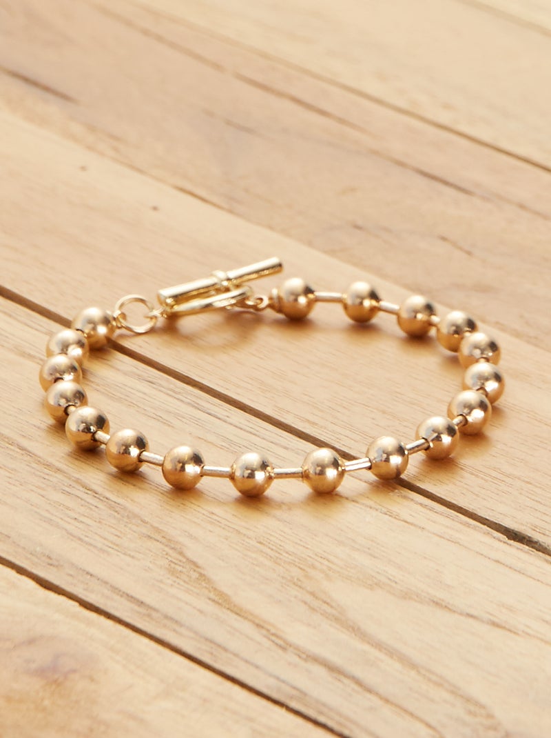 Bracelet à chaine Doré - Kiabi