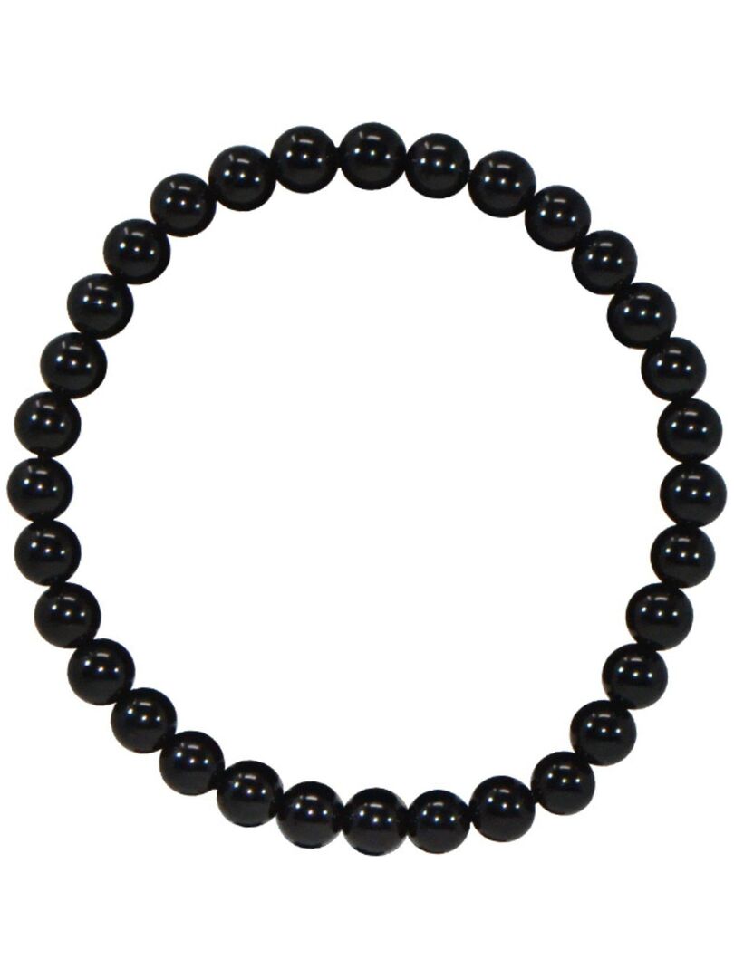 Bracelet Adulte - Obsidienne Noir - Kiabi