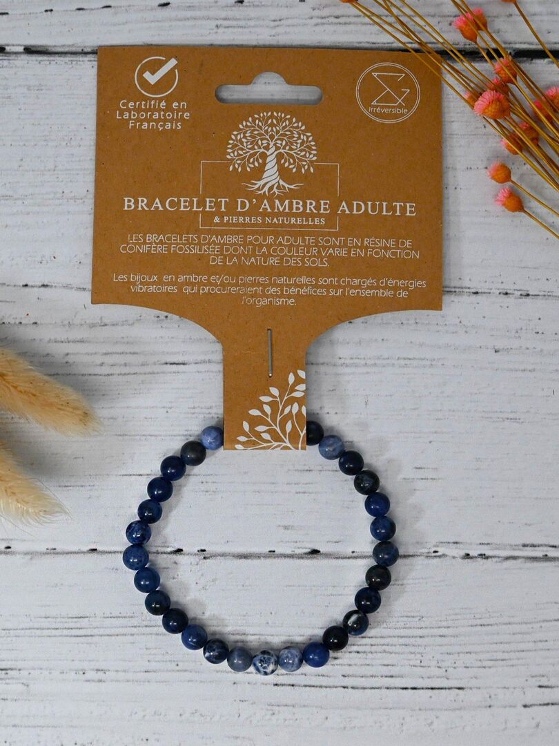 Bracelet Perles Sodalite Bleues Simon Carter 22 Cm Neuf Avec étiquettes